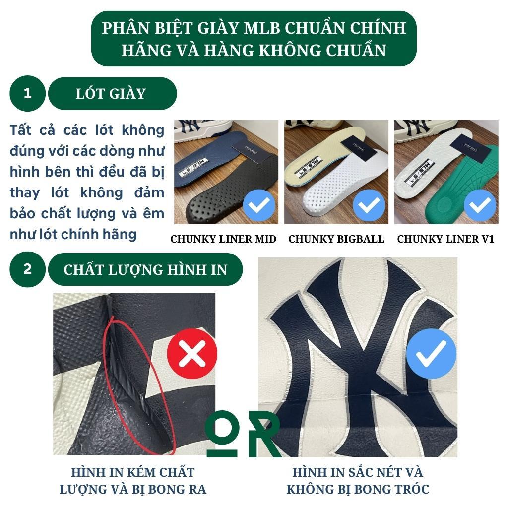 Giày MLB Chunky Bigball NY trắng chính hãng, Chunky Yakees Ivory thể thao nam nữ unisex - Only Real Sneaker