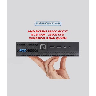 Bộ máy PCX Văn Phòng Cực mạnh AMD Ryzen5 5600G / 16GB / 256GB / Wifi xử lý Word , Excel , Photoshop,  Autocad, Liên Minh
