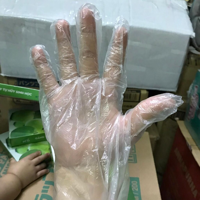 Găng Tay Tự Huỷ Sinh Học STAVIAN Green ECO Chĩnh Hãng