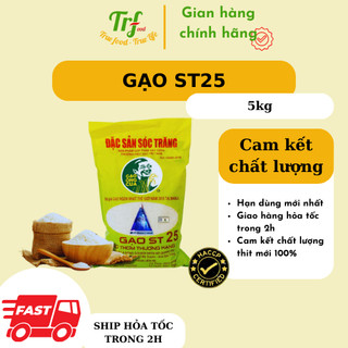 Gạo ST25 Ông Cua thượng hạng đặc sản thơm dẻo túi 5kg