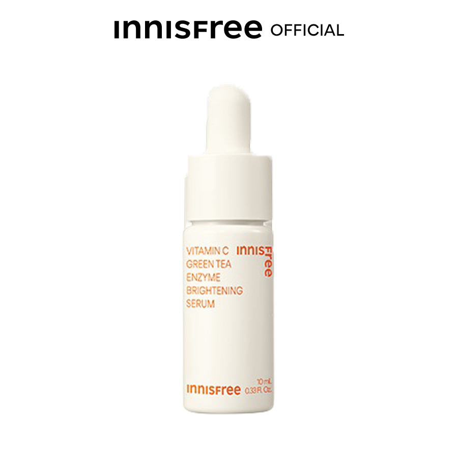 Tinh chất dưỡng sáng da & cải thiện vết thâm 48% INNISFREE Vitamin C Green Tea Enzyme Brightening Serum 10ml