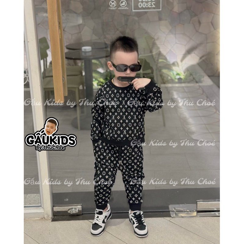 Set Bộ Nỉ Hàn Bé Trai/Gái QCCC_ Gấu Kids