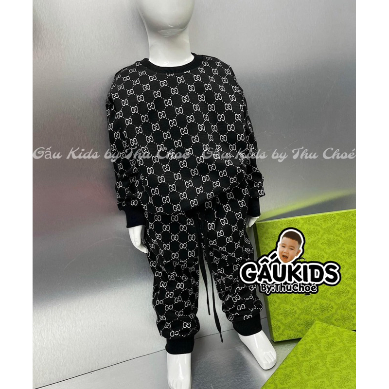 Set Bộ Nỉ Hàn Bé Trai/Gái QCCC_ Gấu Kids