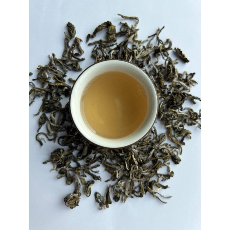 Trà lá  cổ thụ Shan Tuyết Bancha Quy Nguyên Thầy Tuệ Hải 100gram - CHÙA LONG HƯƠNG