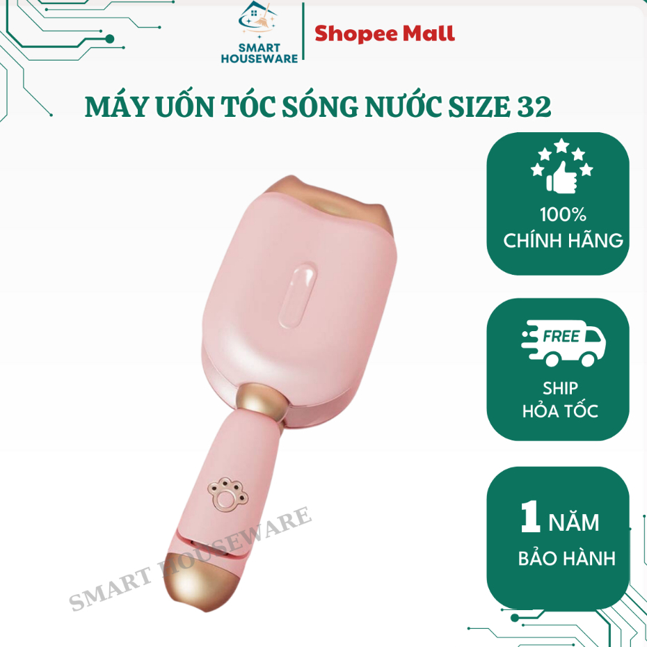 Máy Uốn Sóng Nước Lượn Sóng 3 Size 32 Trục Máy Bấm Tóc Gợn Sóng Dập Xoăn Hàn Quốc Cao Cấp