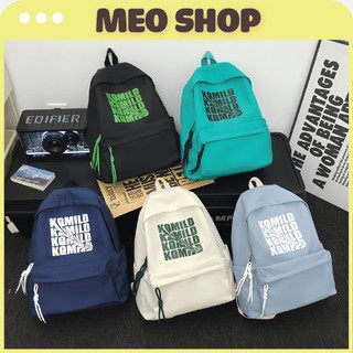 Balo nam nữ đi học chữ KDMILD phong cách Ulzzang Hàn Quốc balo chất liệu vải bố siêu bền chống thấm nước nhiều ngăn