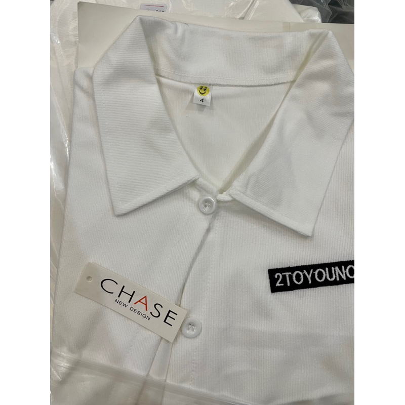 Set váy áo nữ ,váy 2 dây basic xẻ tà chất dày và áo polo nữ chữ đen phong cách Hàn Quốc