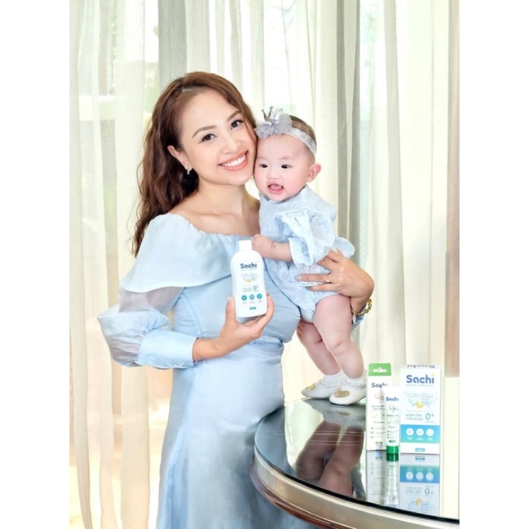 Combo Sữa Tắm Thảo Dược SACHI 250ML Và Kem Đa Năng SACHI 20G Dưỡng Ẩm, Sạch Dịu Da, Phòng Ngừa Rôm Sẩy, Ho Cảm Cho Bé