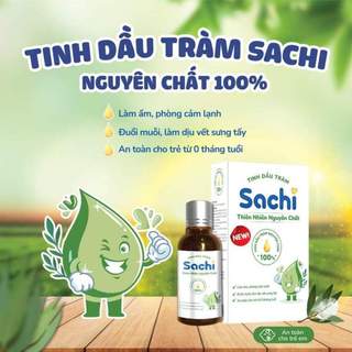 Tinh dầu tràm nguyên chất sachi 30ml shc