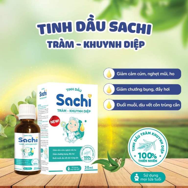 Tinh Dầu Tràm Nguyên Chất Sachi 30ml / Tinh Dầu Tràm Khuynh Diệp Sachi 30ml