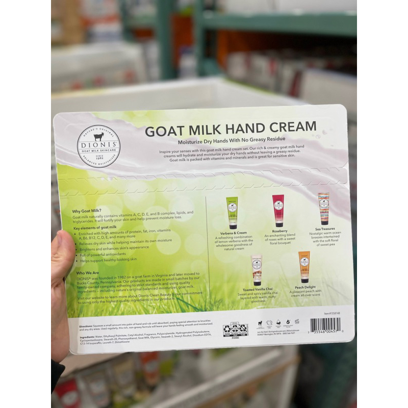 Kem dưỡng tay Dionis Goat Milk Hand Cream tinh chất sữa dê USA