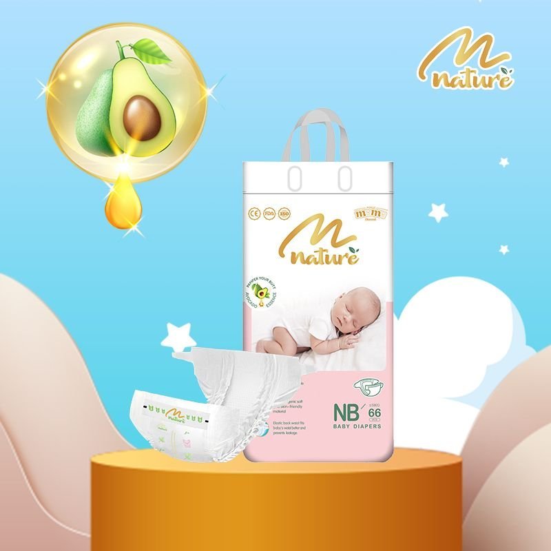 Tã/Bỉm MOMO NATURE dán/quần NB66/S64/M62/M60/L54/XL50/XXL48/XXXL46