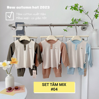 SET 3 BỘ TĂM XUẤT HÀN CHO BÉ