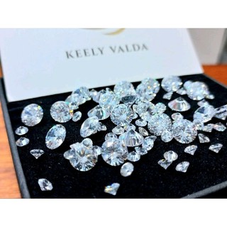 Sỉ 50 Đá CZ Cubic Zirconia loại 7A 6Ly (6MM) - Siêu Cứng cao cấp nhập khẩu Thụy Sỹ