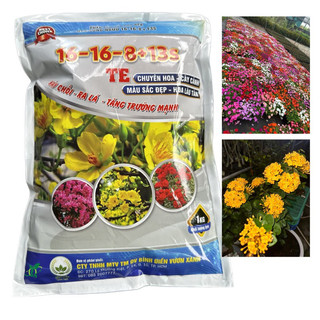 Phân bón npk 16 16 8 +13s +te bình điền thế hệ mới,gói 1kg