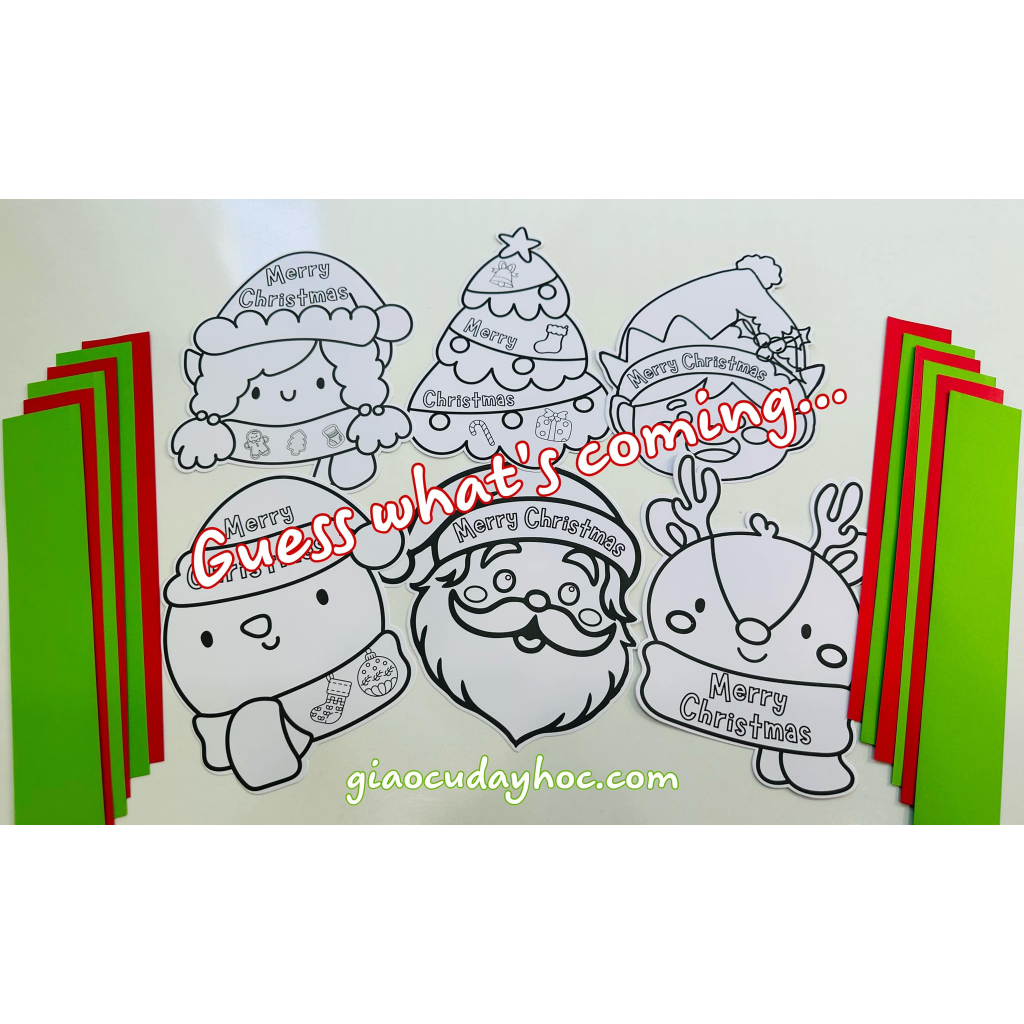 Game Headband Tô màu Noel