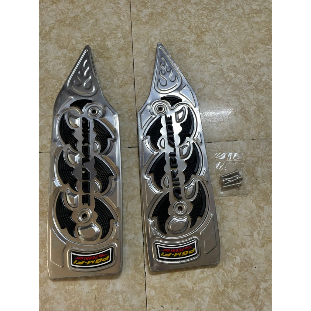 Thảm Lót Chân INOX xe Air Blade 2010-2019 & 2020-2021 & 2022-2023