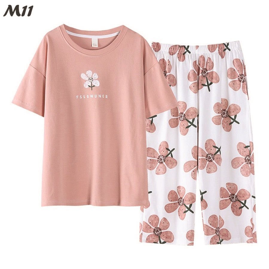 Đồ Bộ nữ  mặc nhà ,bộ ngủ dễ thương, chất liệu thun cotton mềm,mát