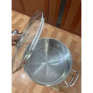 Nồi hấp H.T Cook xửng 2 tầng  size  28cm