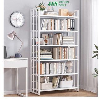 Kệ sách đa năng nhiều tầng để đồ hiện đại màu trắng thương hiệu jan - gm97