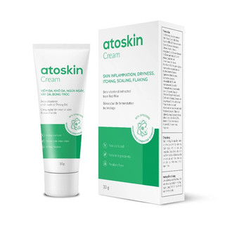ATOSKIN CREAM [Tuýp 30] - Kem dưỡng ẩm atoskin dành cho người viêm da cơ địa [atokin]