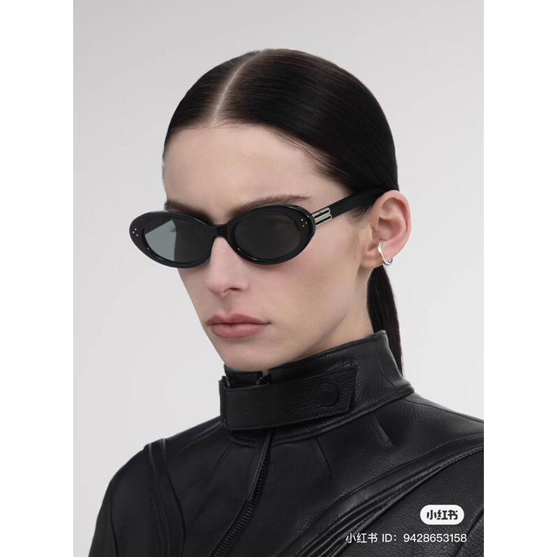 KÍNH Thời Trang Unisex GM JEANS NHỎ OVAN TRÒN XẾCH