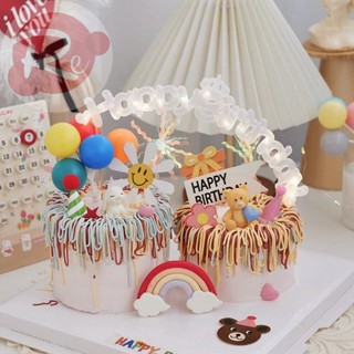 [SIÊU RẺ❤️] – Đèn led - Happy Birthday- Trang trí bánh sinh nhật bánh kem