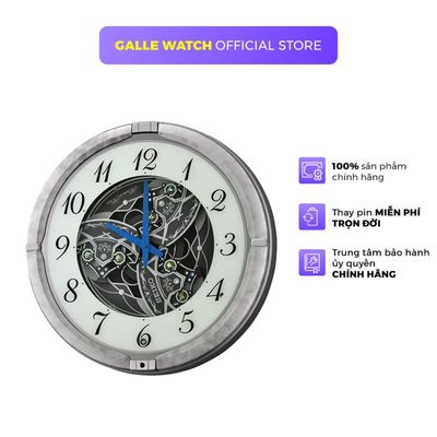 Đồng hồ treo tường SEIKO QXM397SR mặt kính cứng chống xước tốt, thiết kế độc đáo, phù hợp với mọi không gian sống