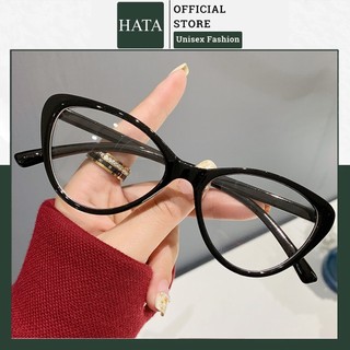 Mắt Kính Gọng Cận RETRO Form Xếch Mắt Mèo 454 Thời Trang Cực Hot