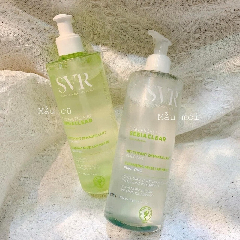 Nước Tẩy Trang Dành Cho Da Dầu, Mụn SVR Sebiaclear 400ml