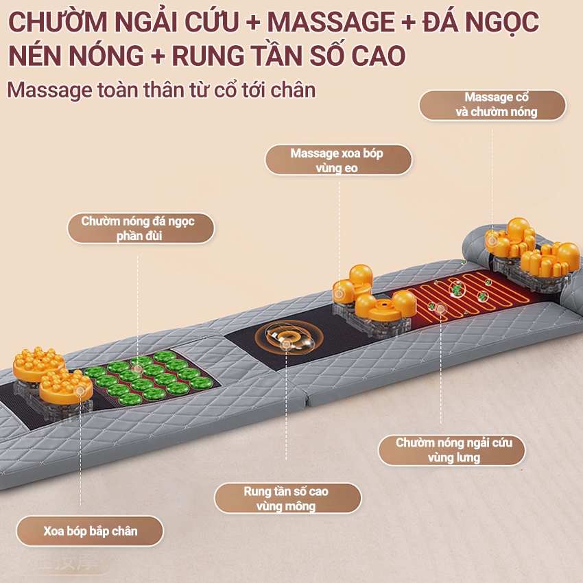 Đệm massage toàn thân, Nệm massage toàn thân hỗ trợ massage thư giãn