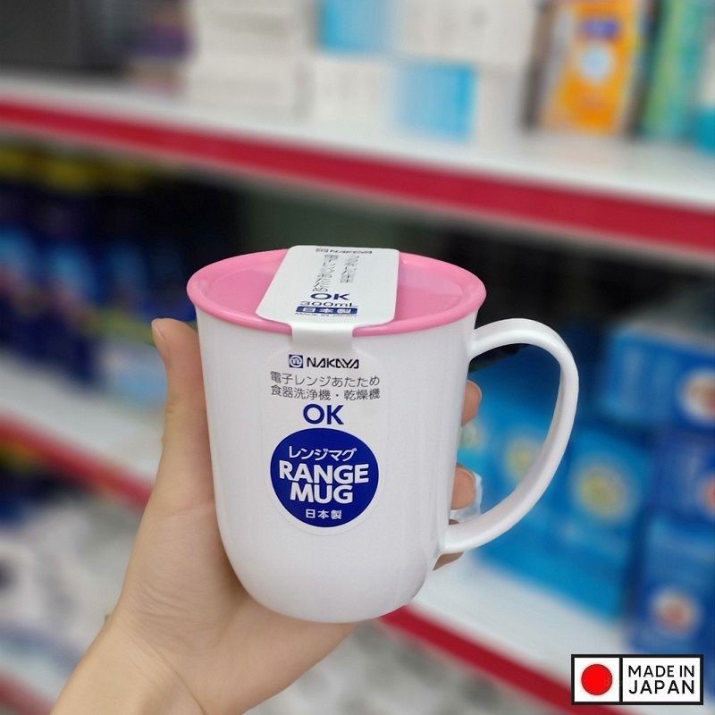 Cốc nhựa có nắp Nakaya Range Mug 300ml - Hàng nội địa Nhật Bản | Made in Japan