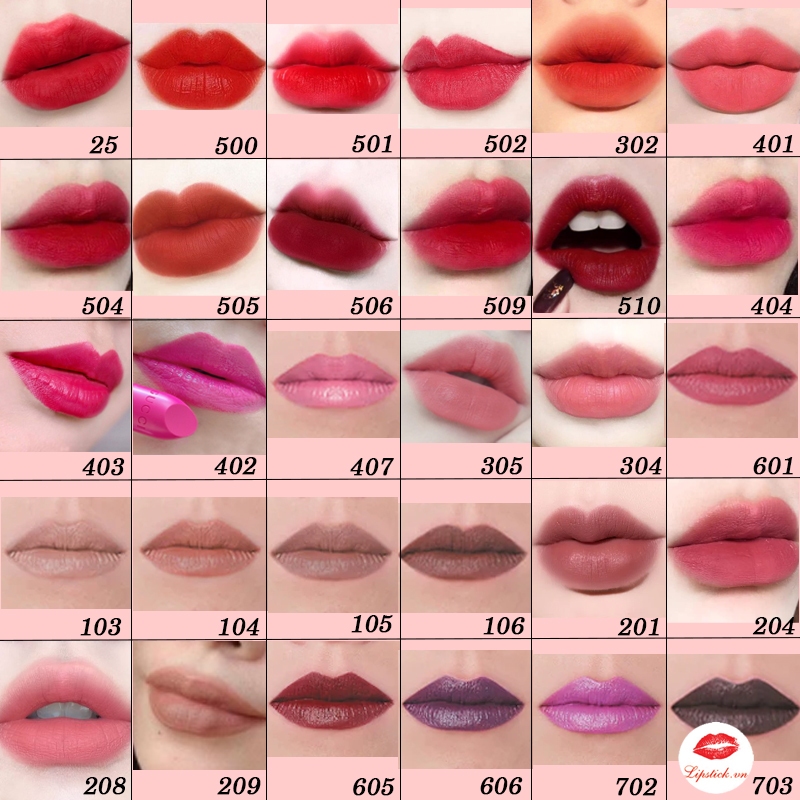 Son Kem Lì Gucci Rouge Liquid Matte, Son Gucci kem fullsize về nhiều màu chính hãng