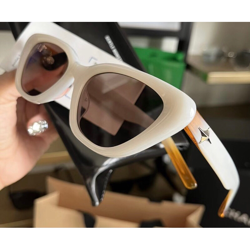 Mắt Kính Mát Thời Trang Unisex Mắt Mèo Chống UV GM sound net 2023 HOT