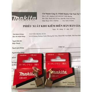 Chổi than CB-441 chính hãng makita 1 đôi