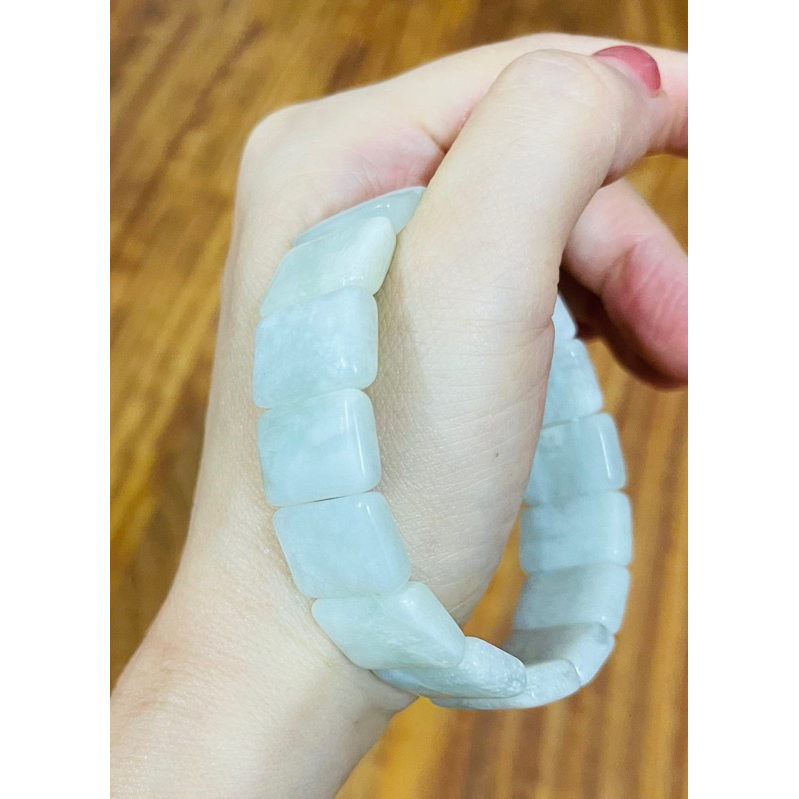 Vòng tay đá Angelite - Aquamarine - Moonstone