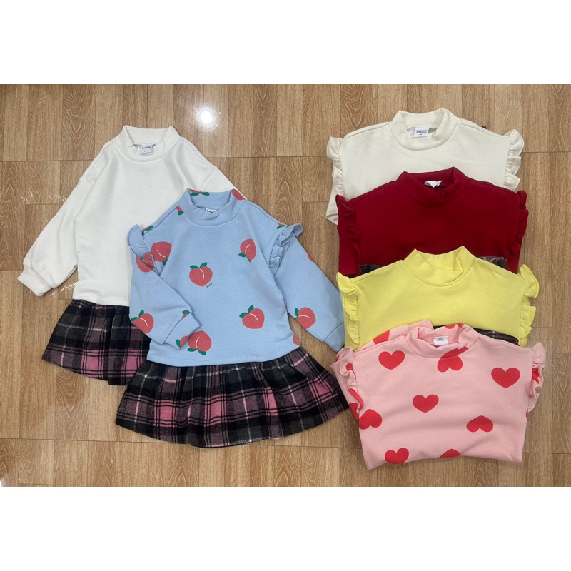 Váy bá gái nỉ lông i-mong