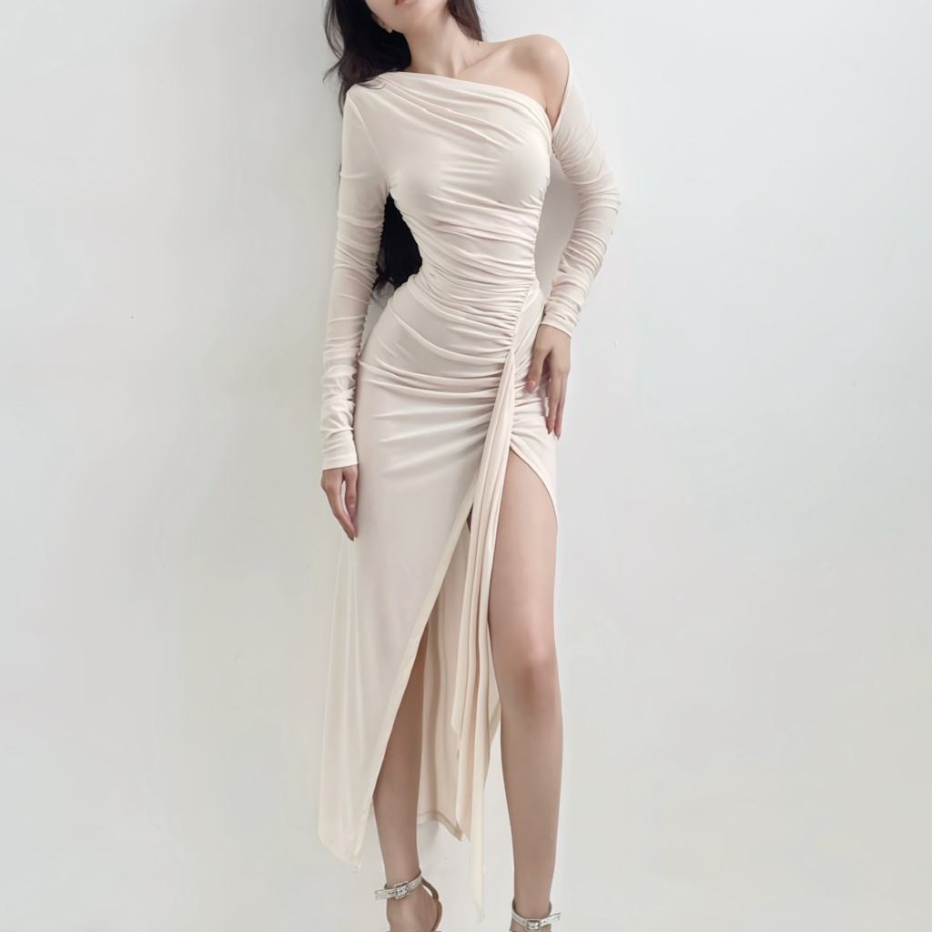 Madonna long dress đầm body tay dài TADstore