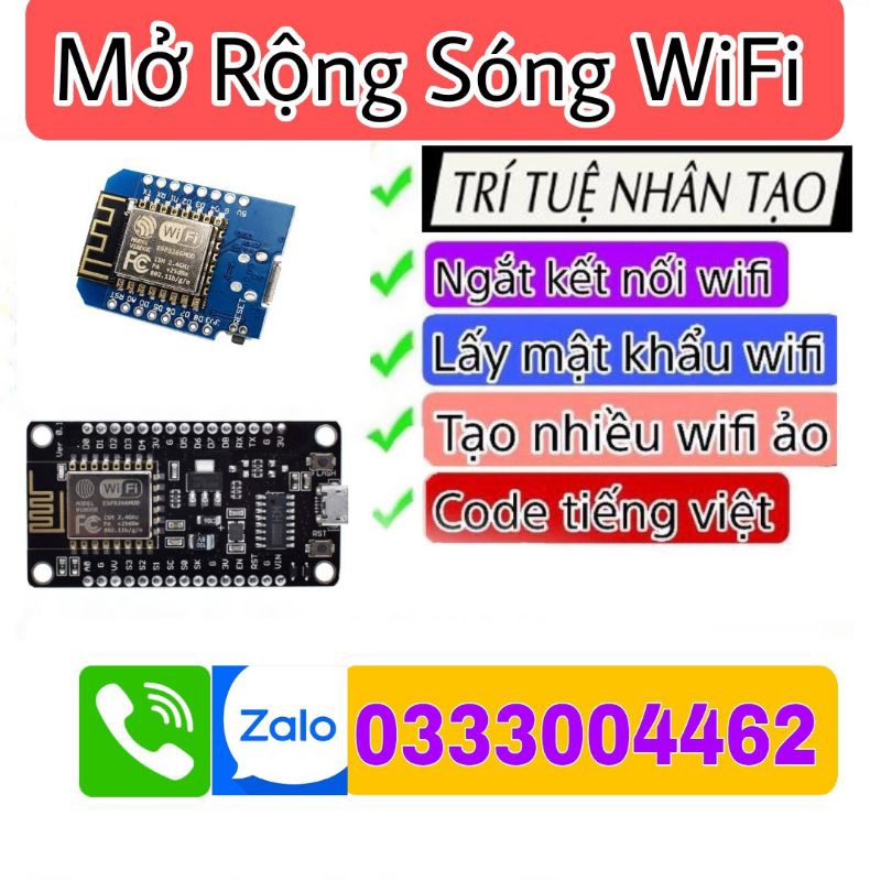 Mạch kích sóng wifi đa năng