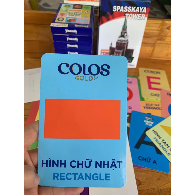 Rẻ- Bộ thẻ học và tô màu cho bé  - HKM từ Vinamilk