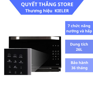 Lò nướng kết hợp chức năng hấp KIELER KL-C133 với 7 chức năng nướng và hấp chuyên dụng