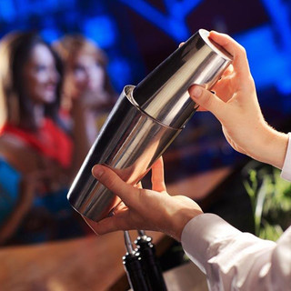 Bình lắc pha chế shaker 2 mảnh inox 750ml-550ml