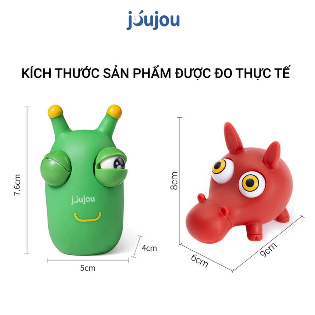 Đồ chơi Squishy nắn bóp đàn hồi giảm stress Jujou, chất liệu nhựa mềm dẻo an toàn cao cấp, đa dạng mẫu mã lựa chọn