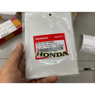 Tem nạ Vision 2014 - 2022 ( chử Honda cong Đen 70mm ) ( 1 Miếng )