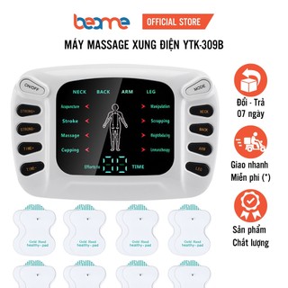 Máy massage xung điện trị liệu toàn thân cao cấp tặng kèm đôi dép Beame YTK-309B