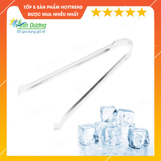 [ Kem chống nắng ] Kẹp gắp đá lạnh Inox tiện lợi