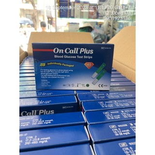 QUE THỬ ĐƯỜNG HUYẾT ON CALL PLUS hộp 25 que rời