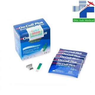 Que thử đường huyết On Call Plus hộp 25 que
