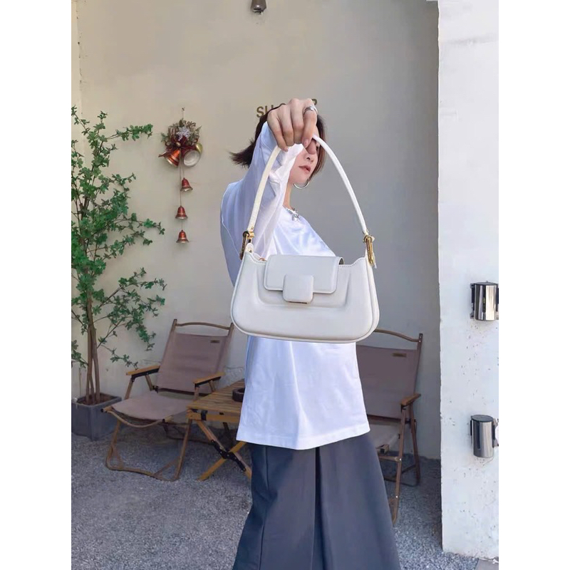 Túi xách nữ Koa square bags size 24 đeo chéo và đeo kẹp nách