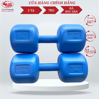 Bộ 2 tạ nhựa bát giác 7kg